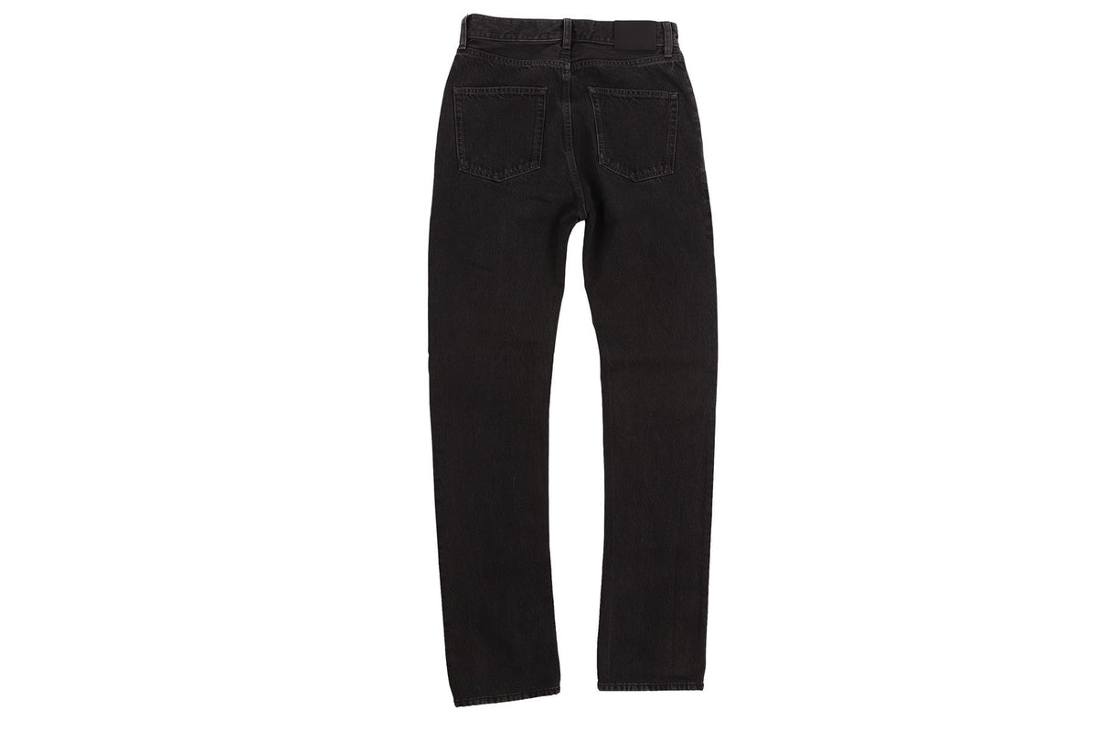 SAINT LAURENT BLACK HIGH RISE STRAIGHT LEG JEANS W27 UK 8-10