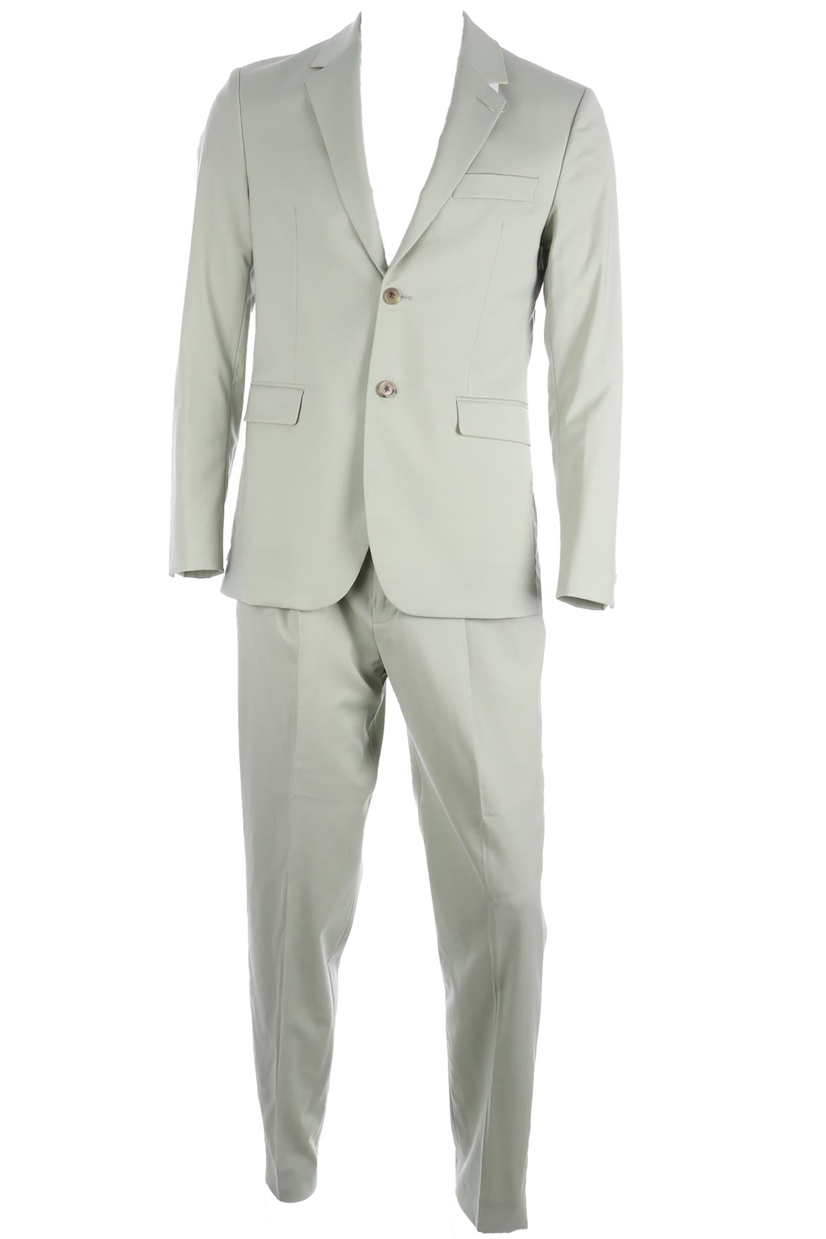 PAUL SMITH GREEN MENS WOOL SUIT UK/US 36 FR 36 IT 46