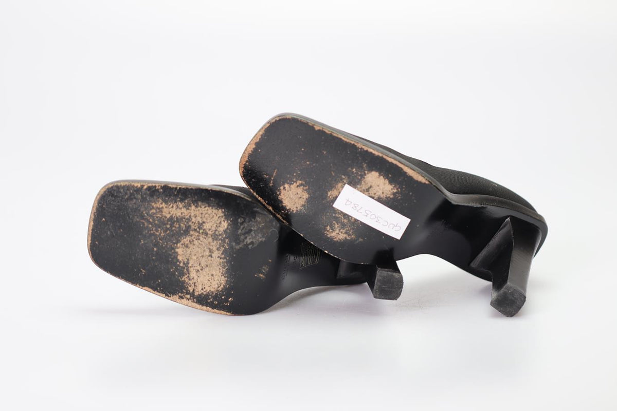 GUCCI VINTAGE GROSGRAIN PUMPS EU 36 UK 3 US 6