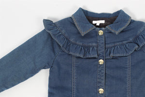 CHLOÉ BLUE KIDS GIRLS DENIM JACKET 2 YEARS