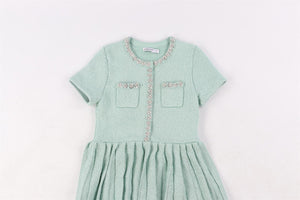SELF-PORTRAIT BLUE KIDS GIRLS DRESS 10-12 YEARS