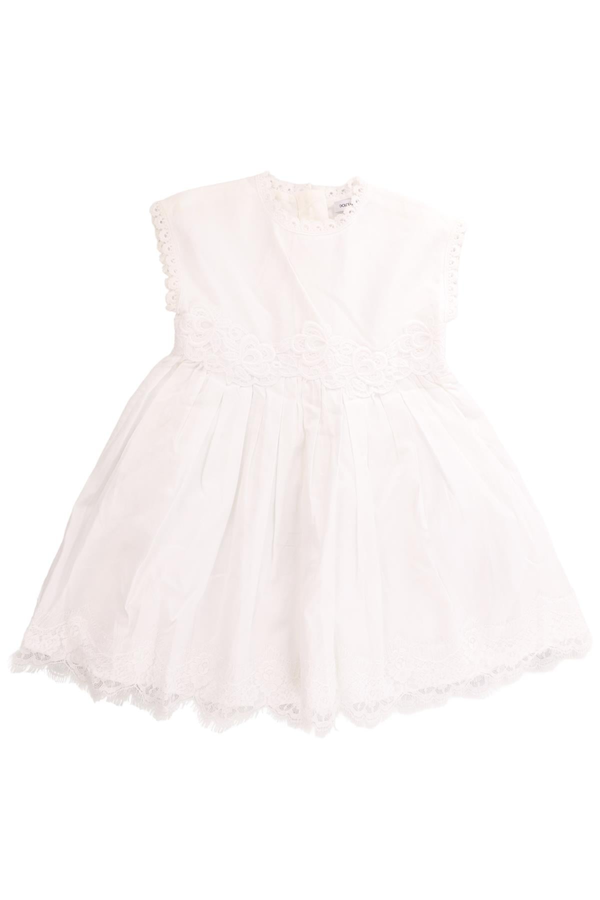 DOLCE & GABBANA WHITE BABY GIRLS DRESS 9-12 MONTHS