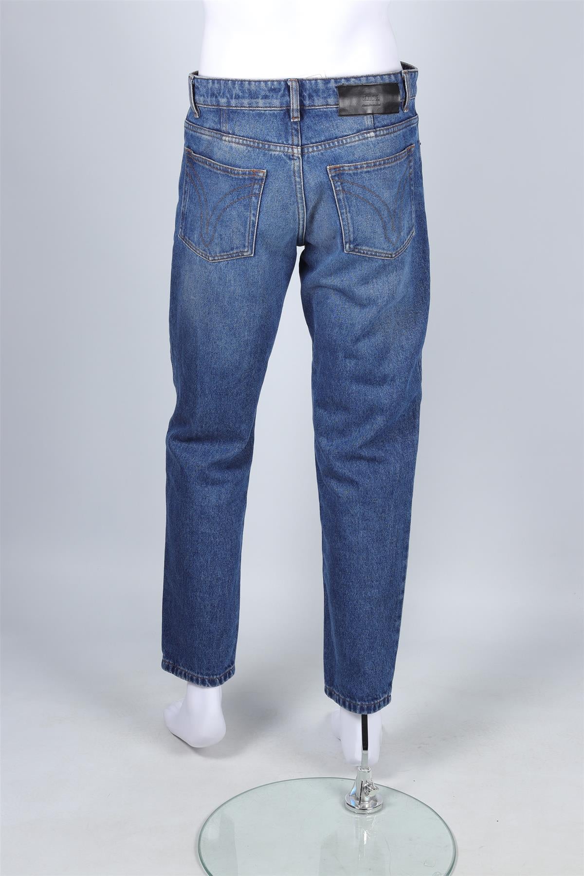 AMI PARIS BLUE MEN'S BLUE TAPERED JEANS UK/US WAIST 30