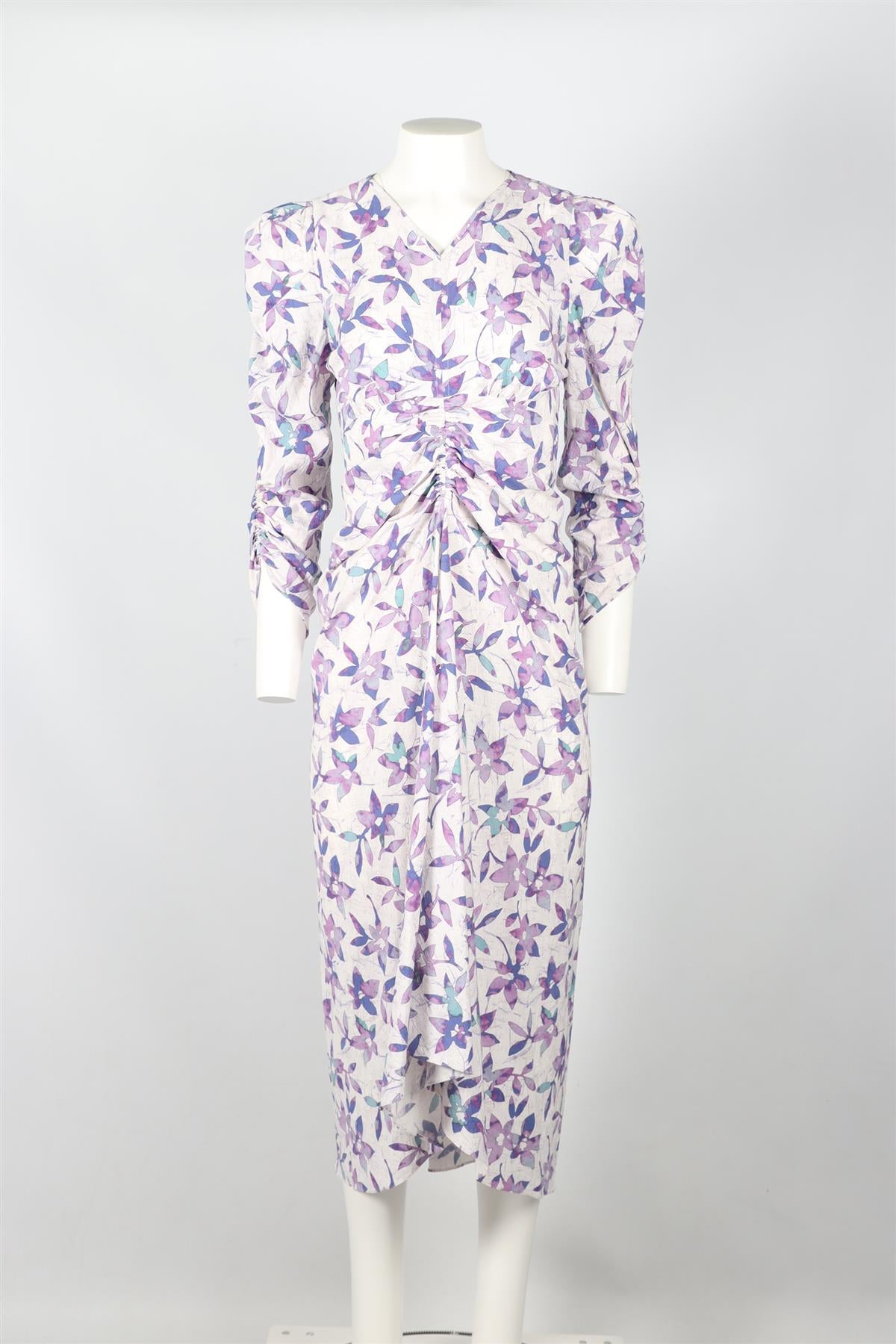 ISABEL MARANT SILK BLEND MAXI DRESS FR 38 UK 10