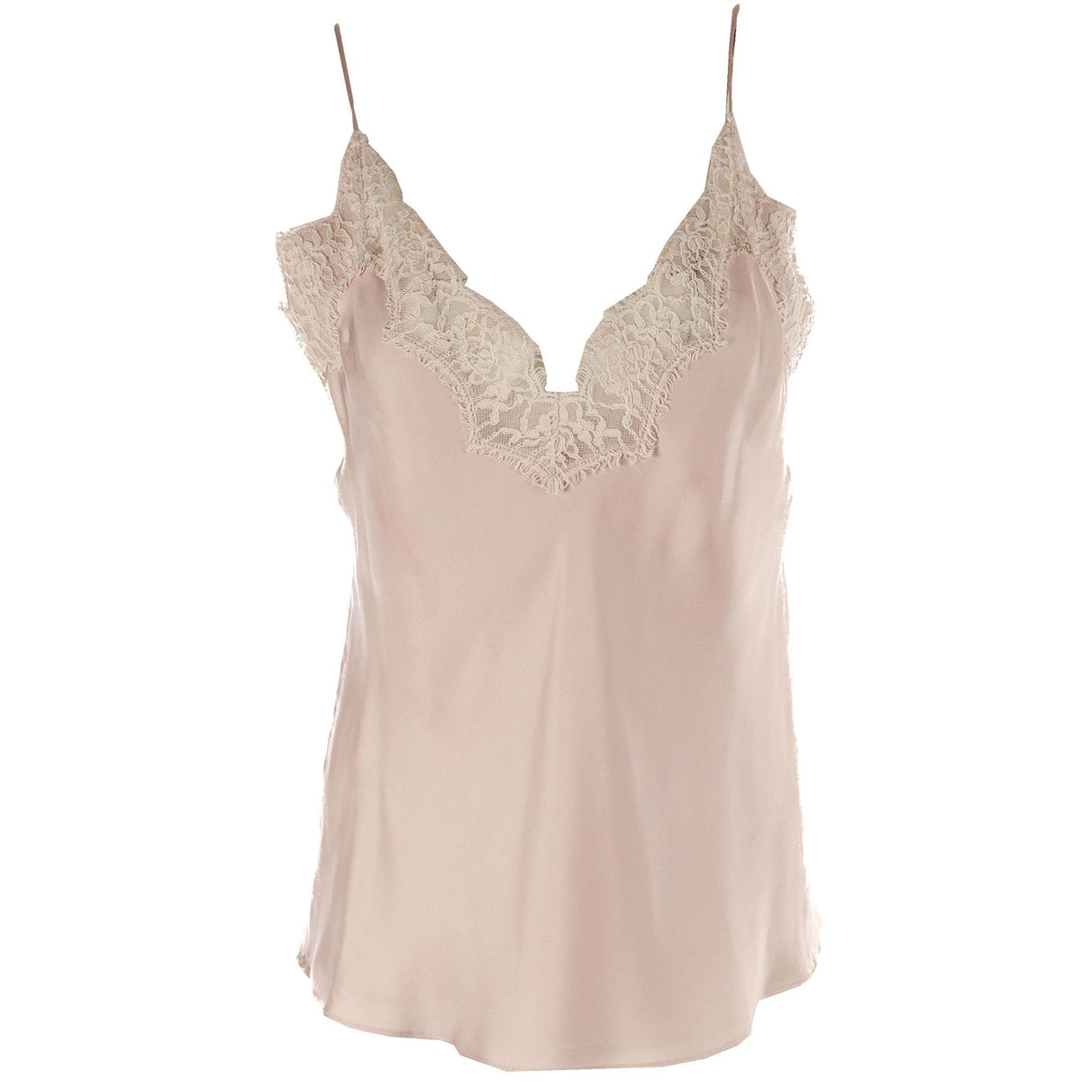 ROHE PINK SATIN TOP FR 36 UK 8