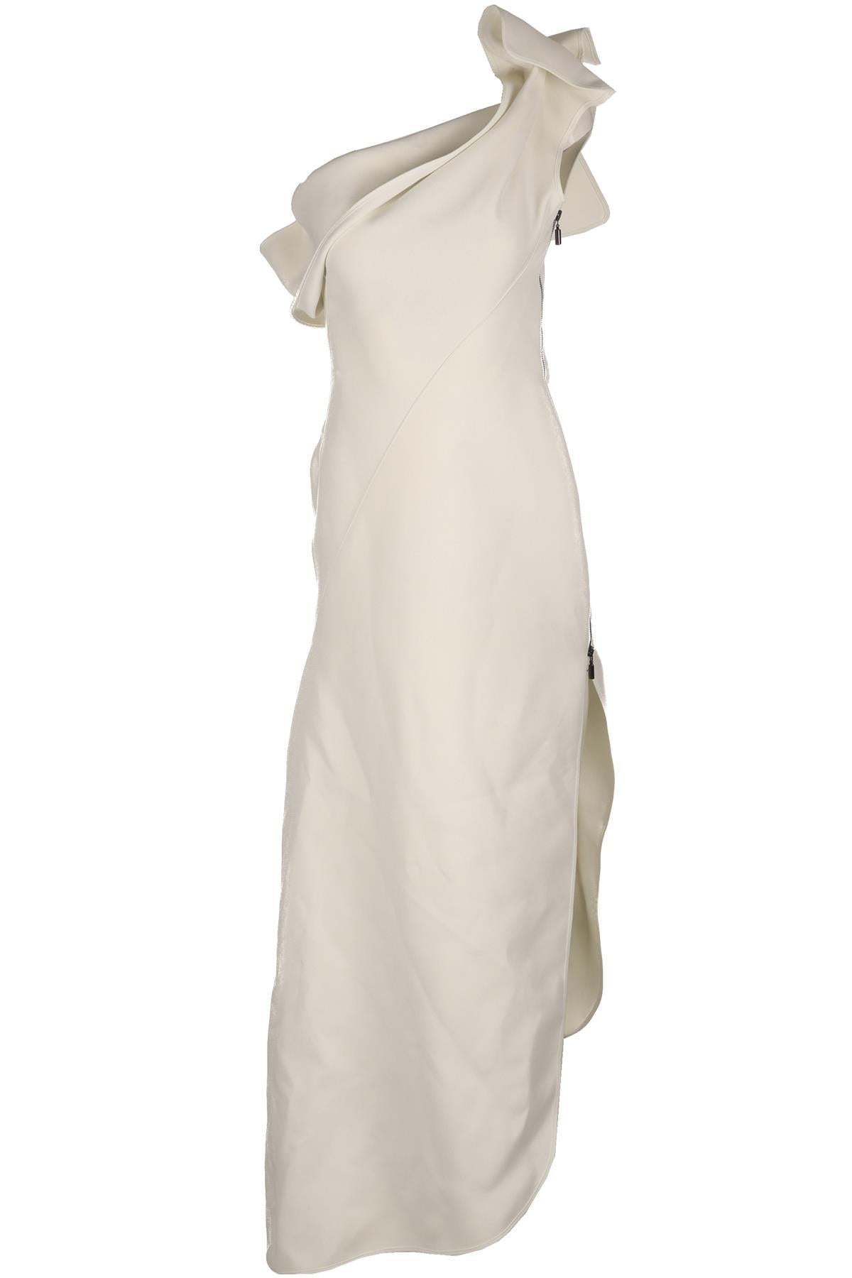 MATICEVSKI WHITE CREPE MAXI DRESS AU 10 UK 10