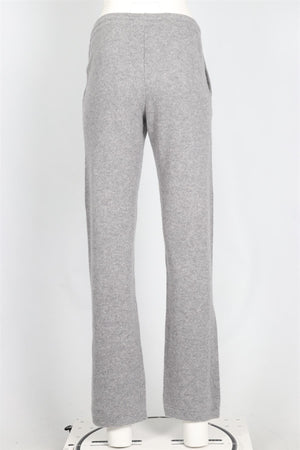 SPORTY & RICH GREY CASHMERE STRAIGHT LEG PANTS SMALL