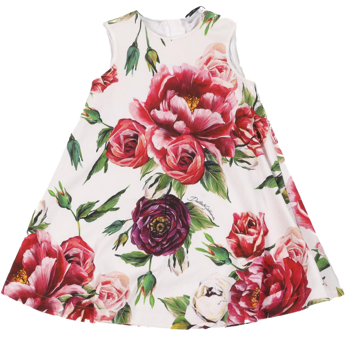 DOLCE & GABBANA PINK BABY GIRL DRESS AND BLOOMERS SET 12-18 MONTHS
