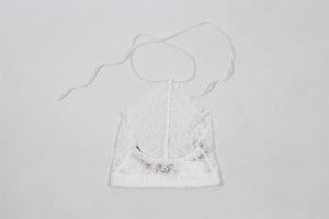 MISSONI WHITE CROPPED CROCHET TOP IT 40 UK 8