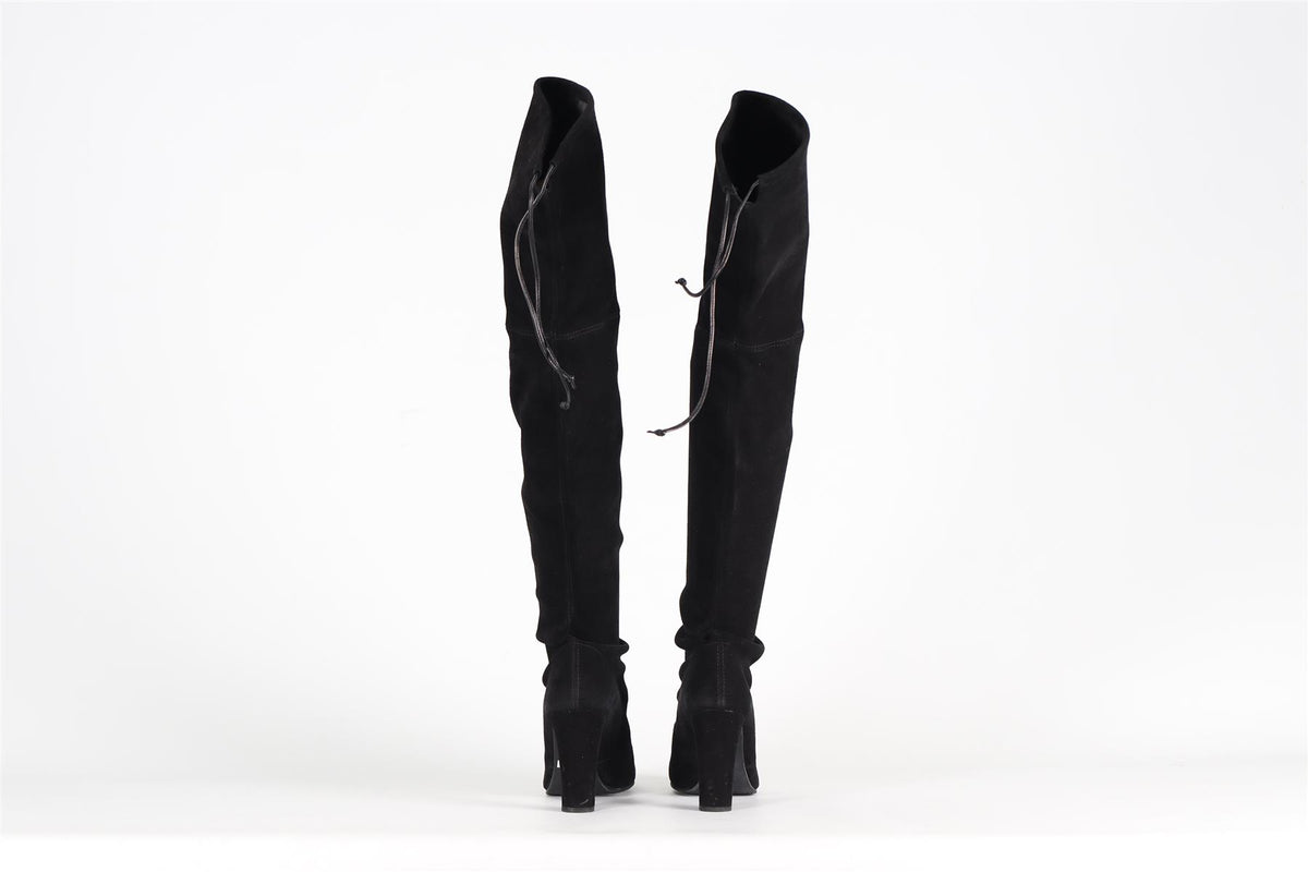 STUART WEITZMAN SUEDE OVER THE KNEE BOOTS