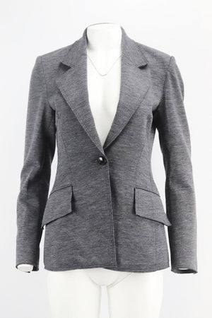 PROENZA SCHOULER WOOL BLEND JERSEY BLAZER US 6 UK 10