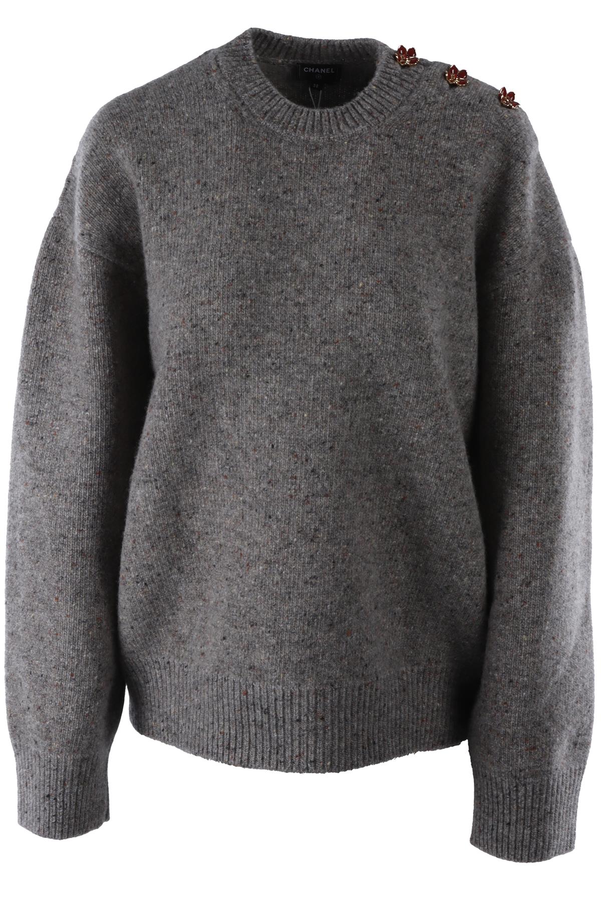 GREY 2026 WOOL SWEATER