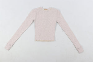 SKIMS GREY COTTON TOP XXSMALL