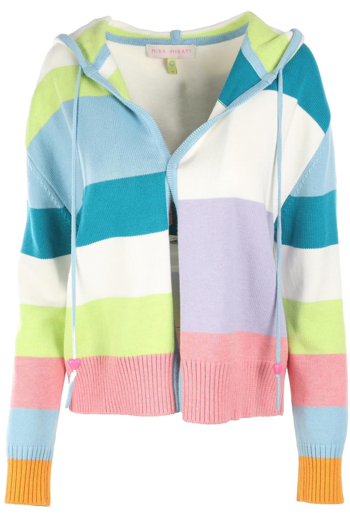 MIRA MIKATI MULTI COTTON HOODIE MEDIUM
