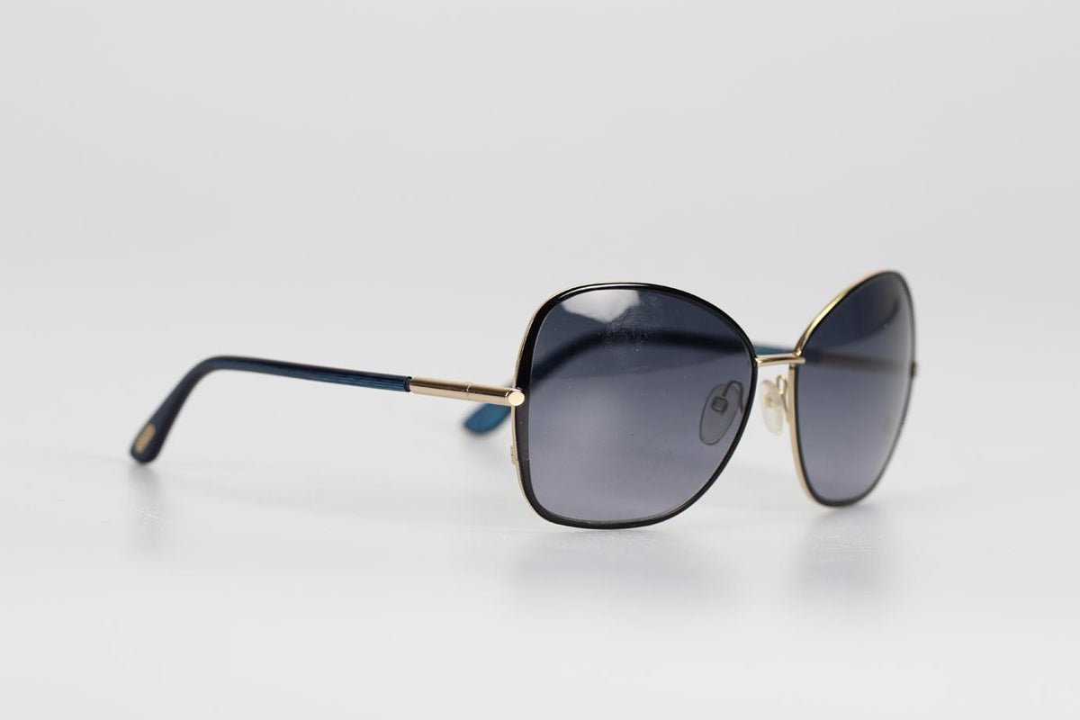 TOM FORD SQUARE FRAME ACETATE SUNGLASSES