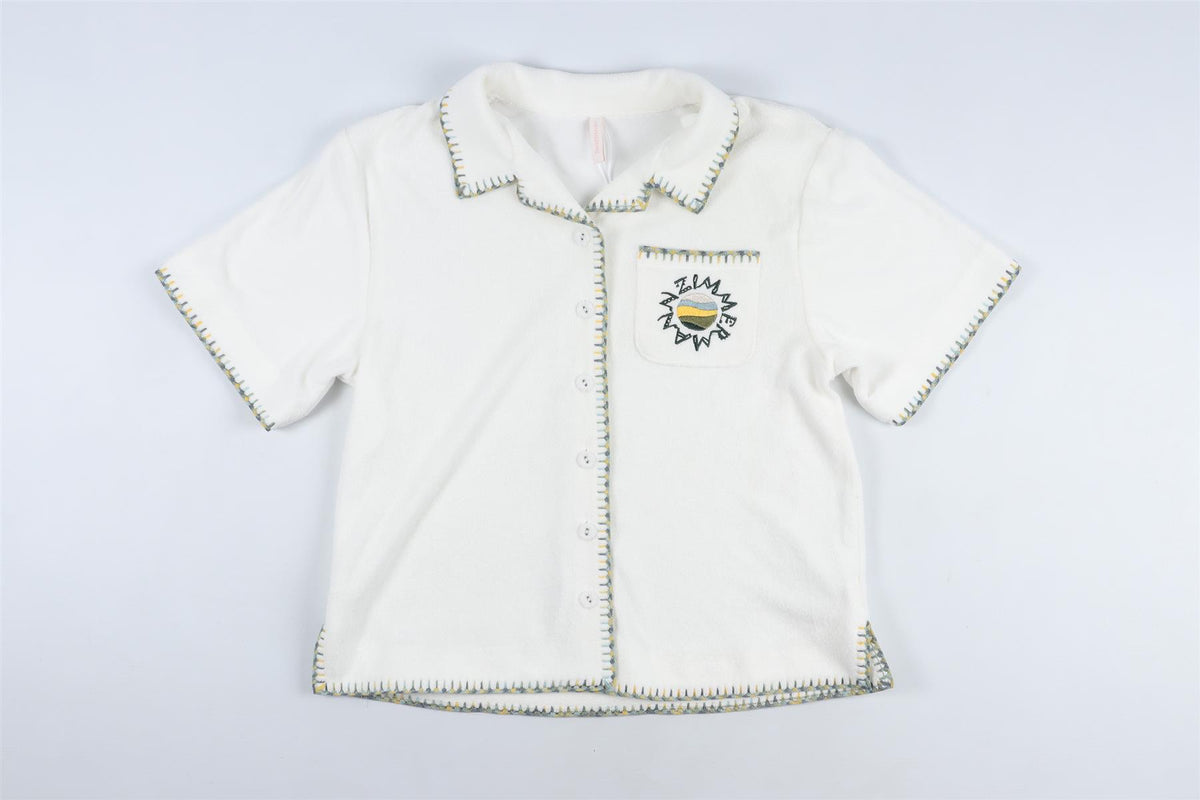 ZIMMERMANN WHITE KIDS GIRLS SHIRT 12 YEARS