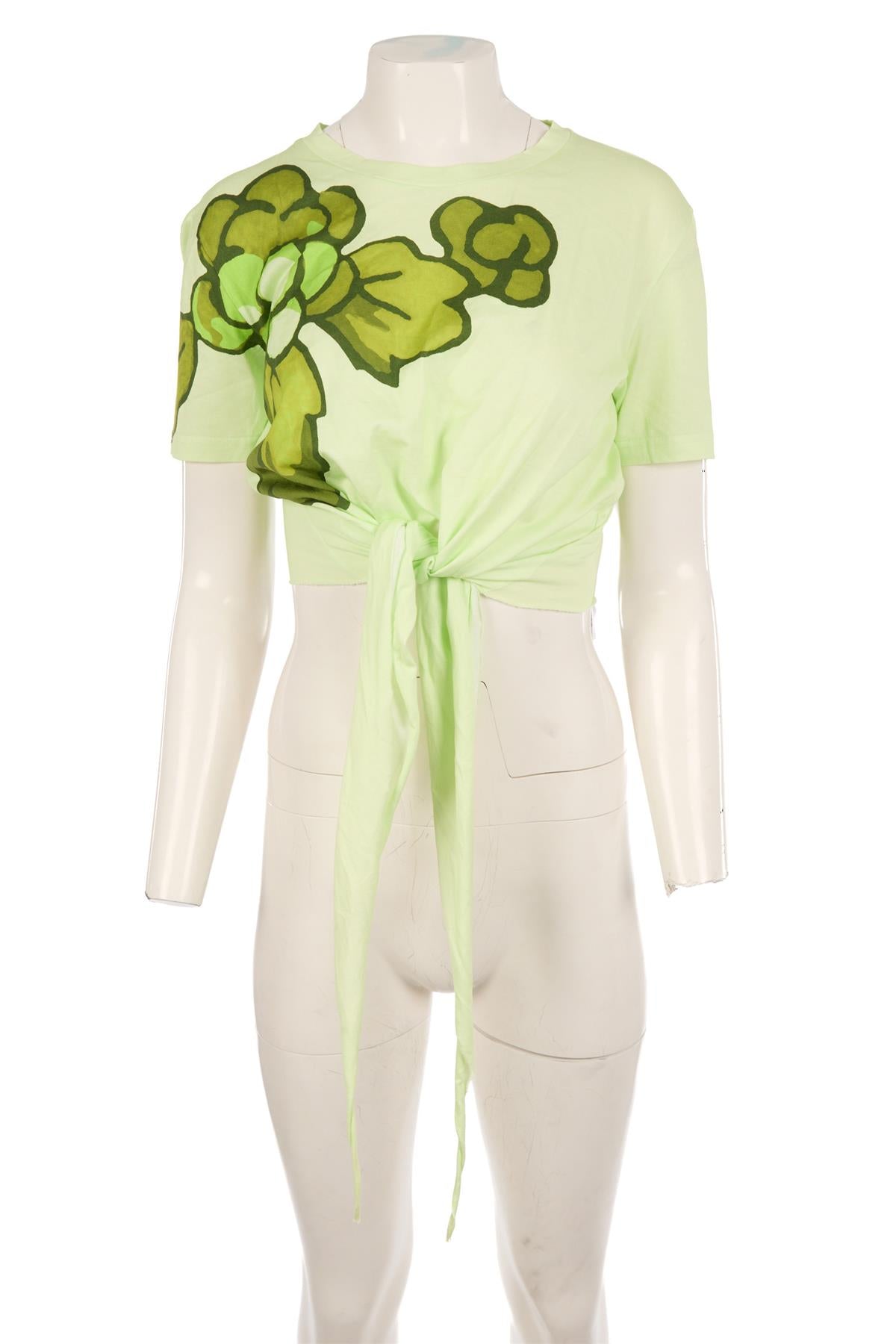 ETRO GREEN COTTON TOP MEDIUM