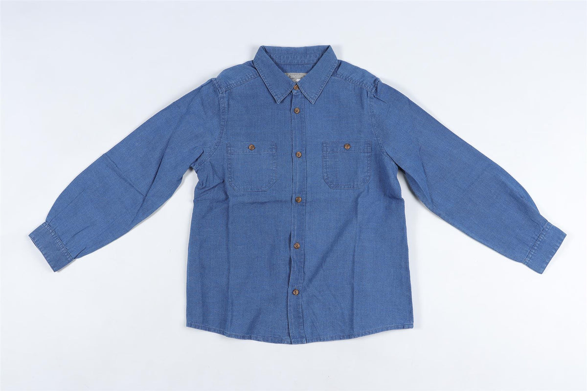 BONPOINT BLUE KIDS BOYS SHIRT 6 YEARS