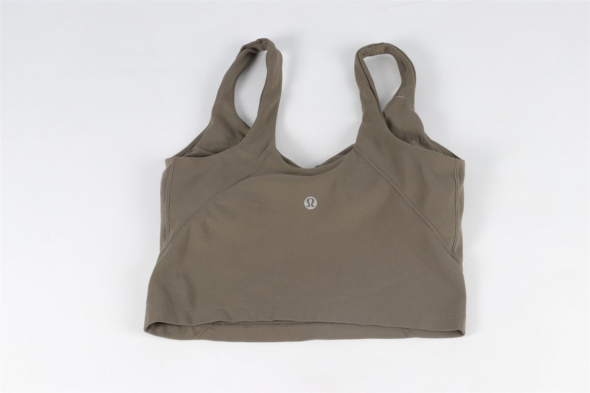 LULULEMON GREEN SPORTS BRA US 4 UK 8