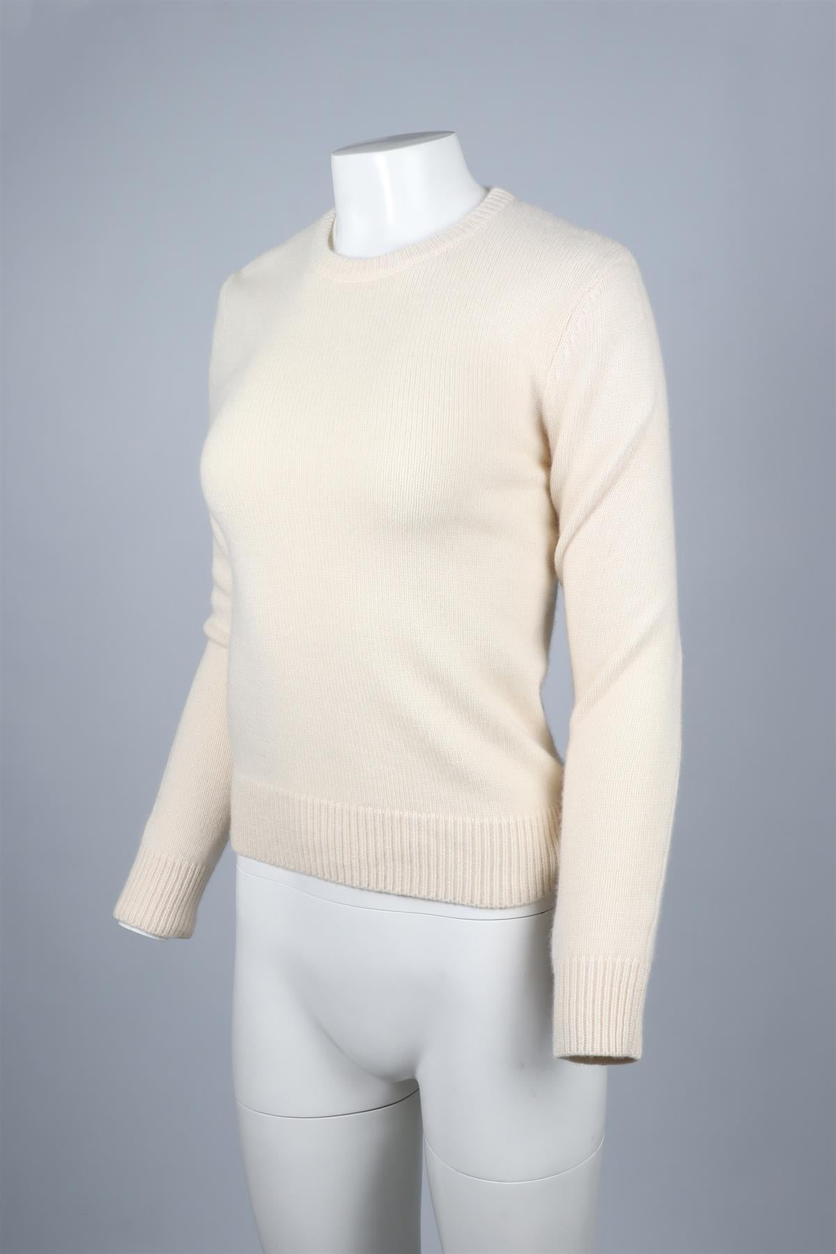 CO CREAM CASHMERE SWEATER SMALL