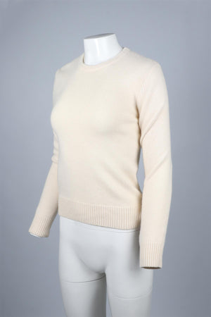 CO CREAM CASHMERE SWEATER SMALL