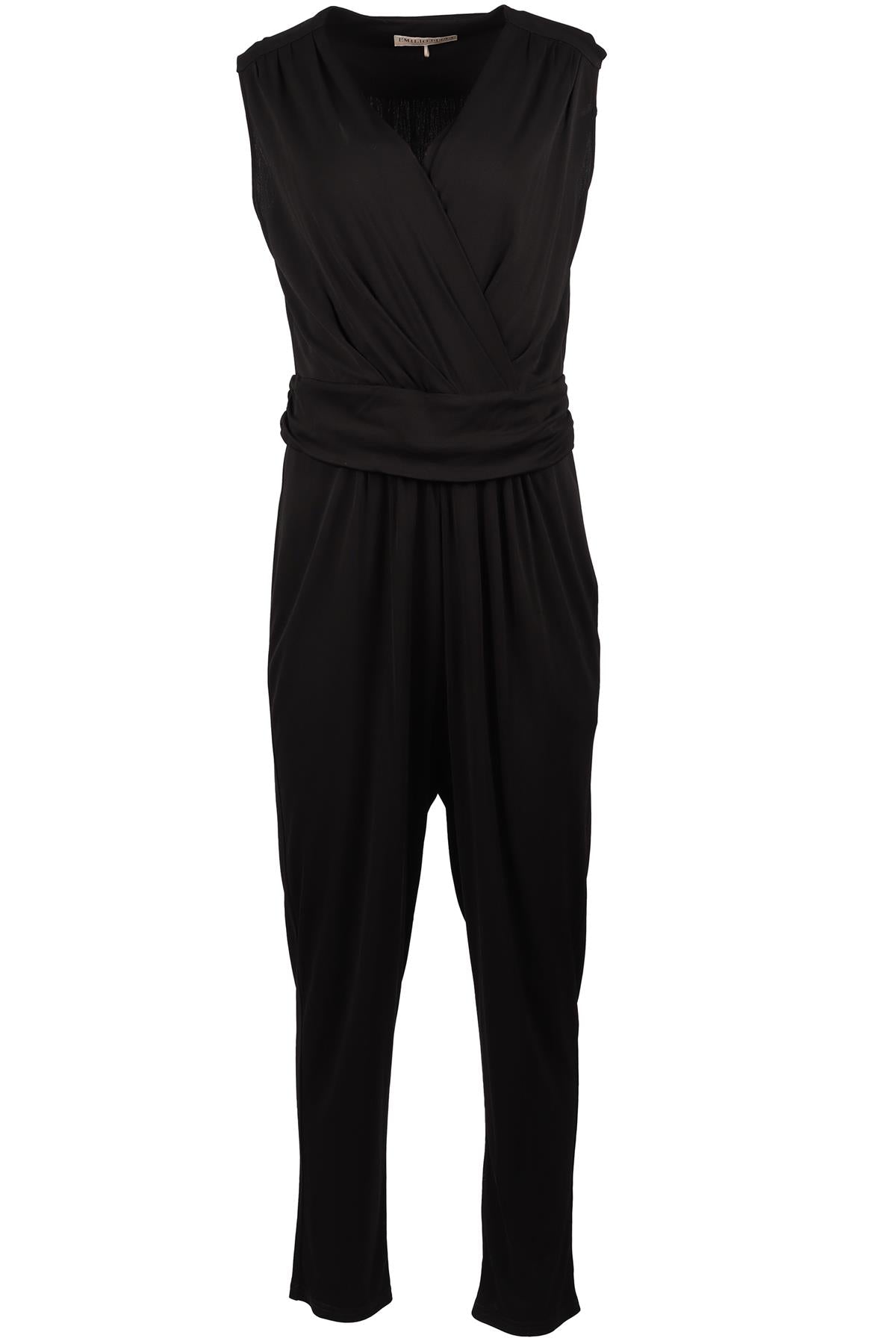 EMILIO PUCCI BLACK JERSEY JUMPSUIT IT 48 UK 16