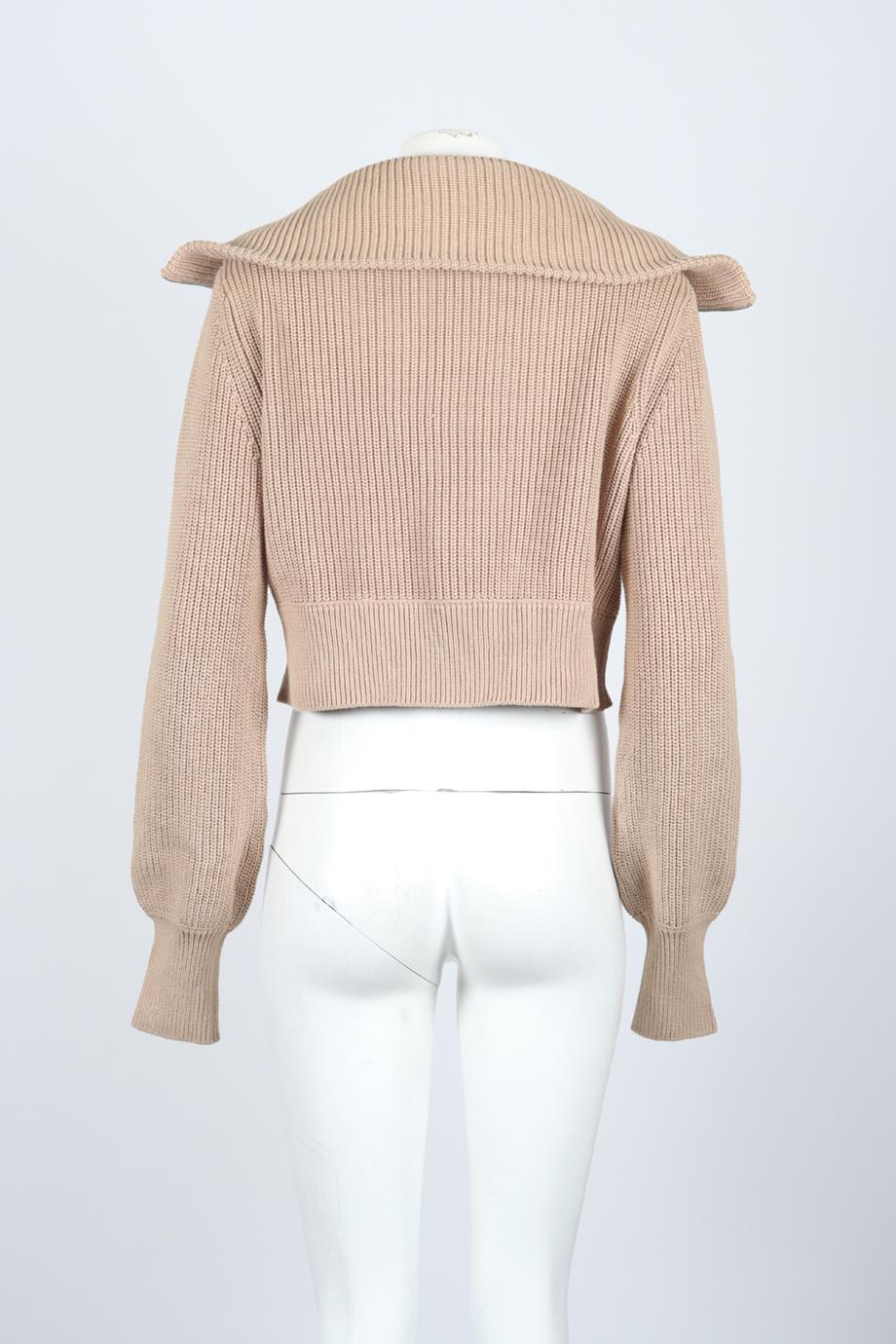 VARLEY RIBBED COTTON SWEATER SMALL