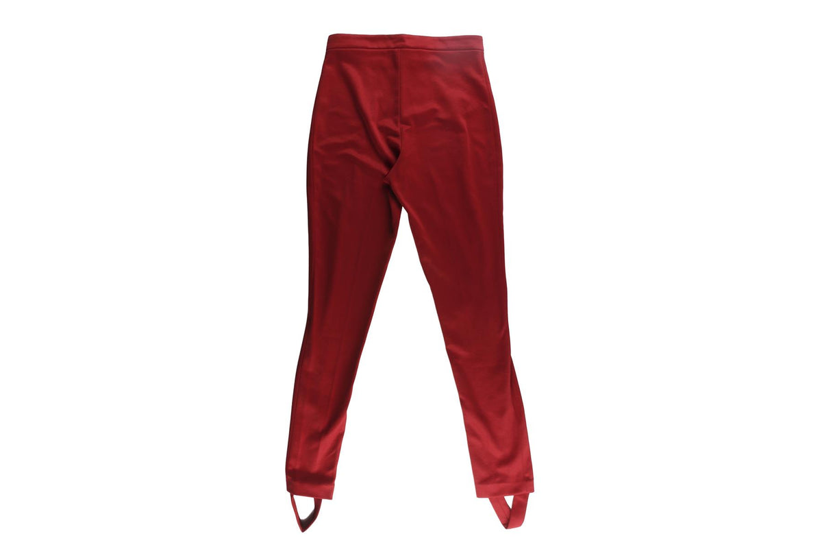 GUCCI RED JERSEY LEGGINGS XXS