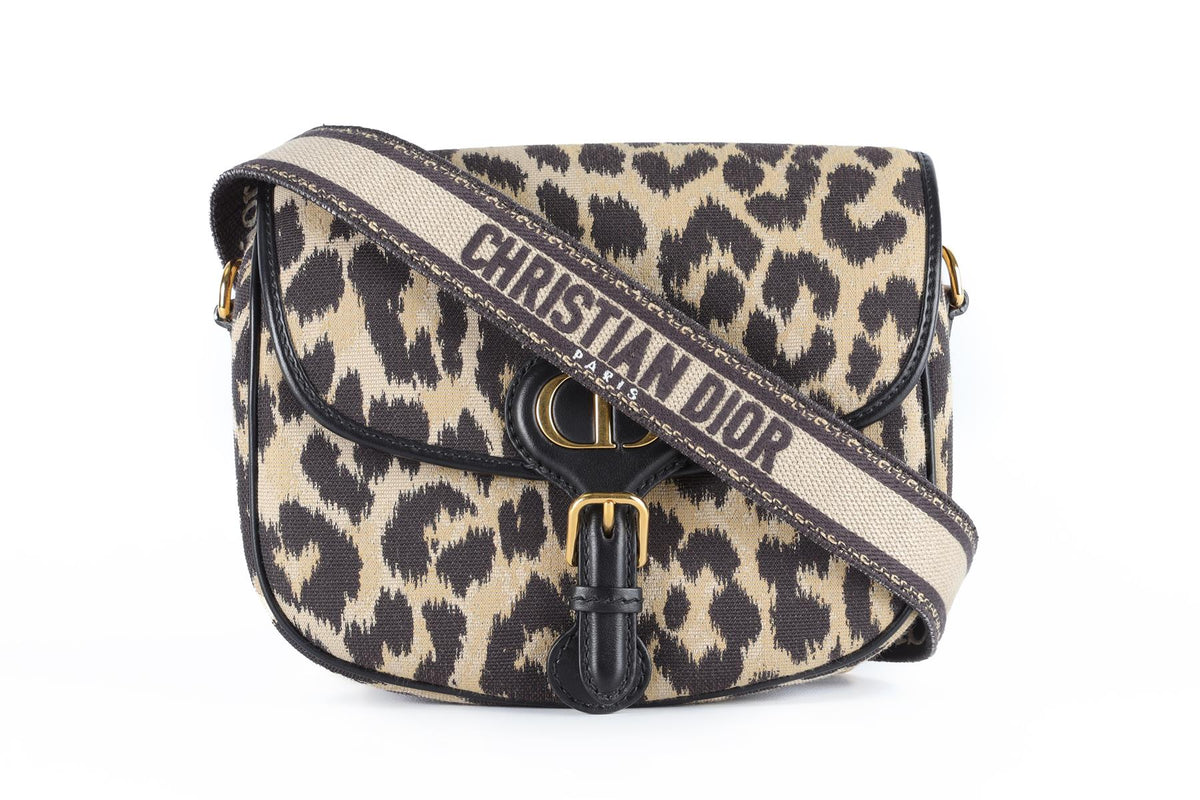 CHRISTIAN DIOR BLACK 2022 BOBBY MEDIUM CANVAS SHOULDER BAG
