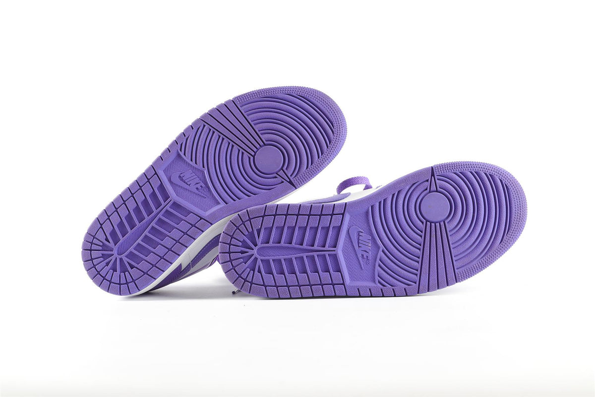 NIKE PURPLE AIR JORDAN 1 PSYCHIC PURPLE SNEAKERS EU 39 UK 5.5 US 8