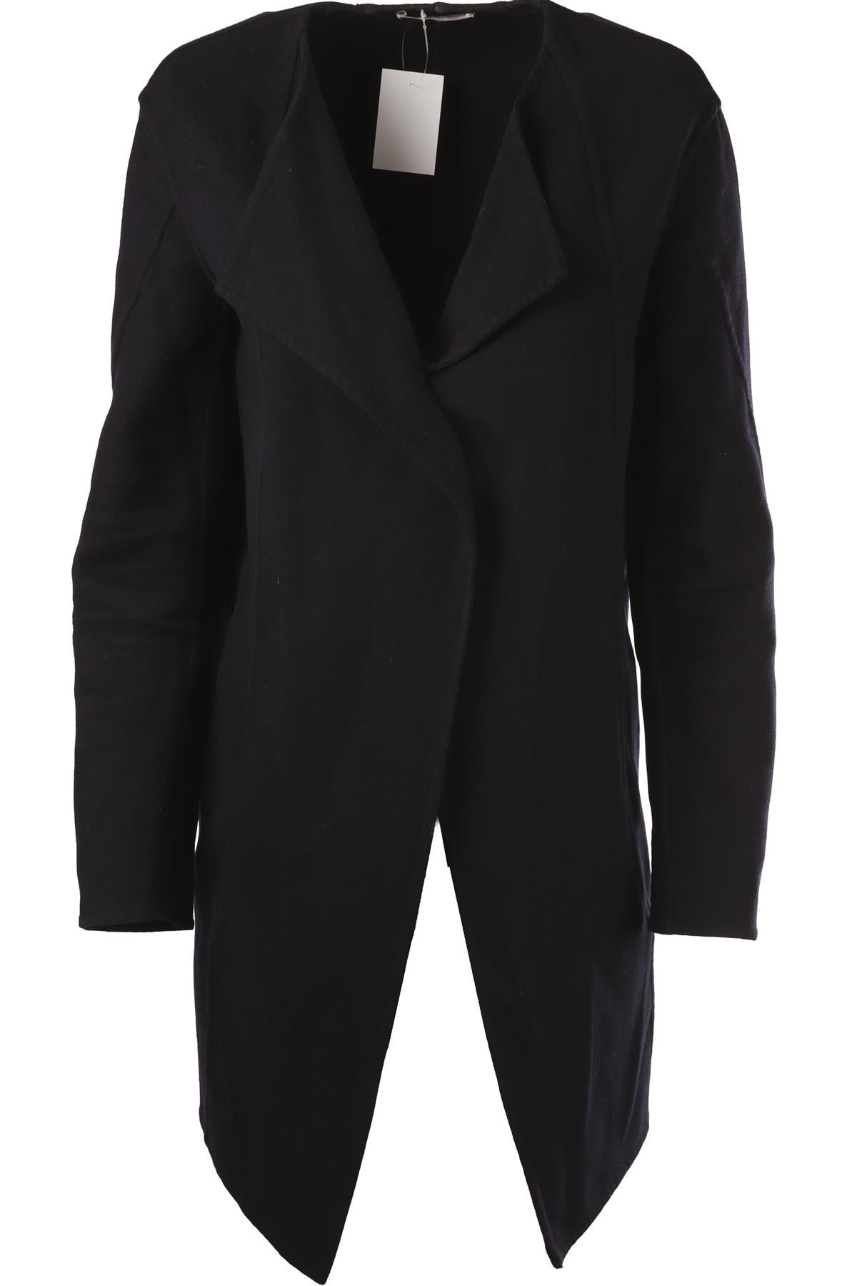 NAVY WOOL COAT