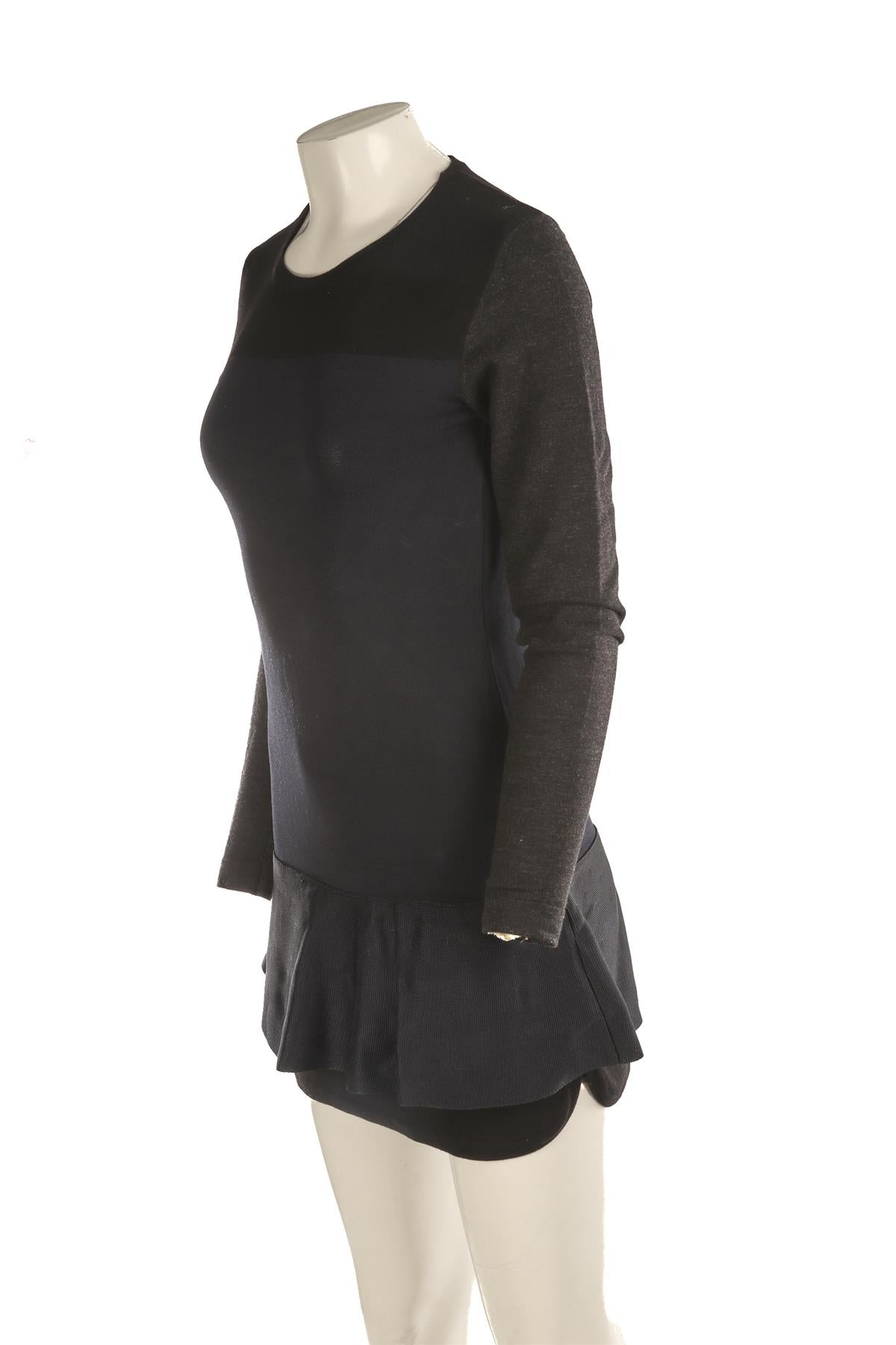 ISABEL MARANT ADAMS BLUE WOOL MINI DRESS FR 40 UK 12