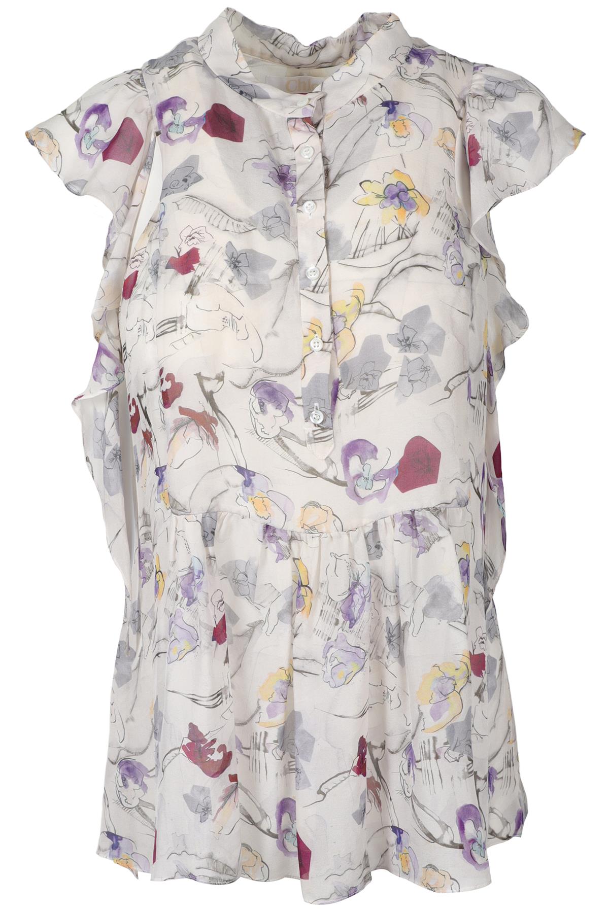 CHLOÉ MULTI SILK TOP LARGE