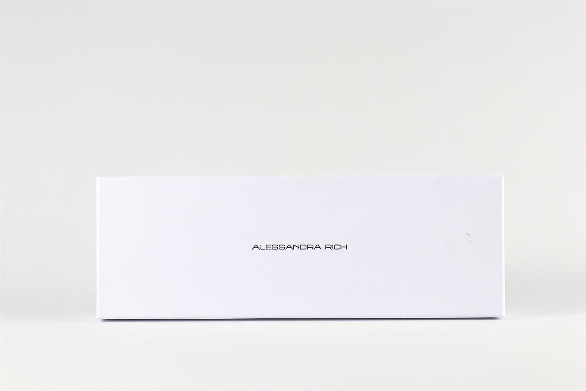 ALESSANDRA RICH IVORY CRYSTAL AND FAUX PEARL NECKLACE