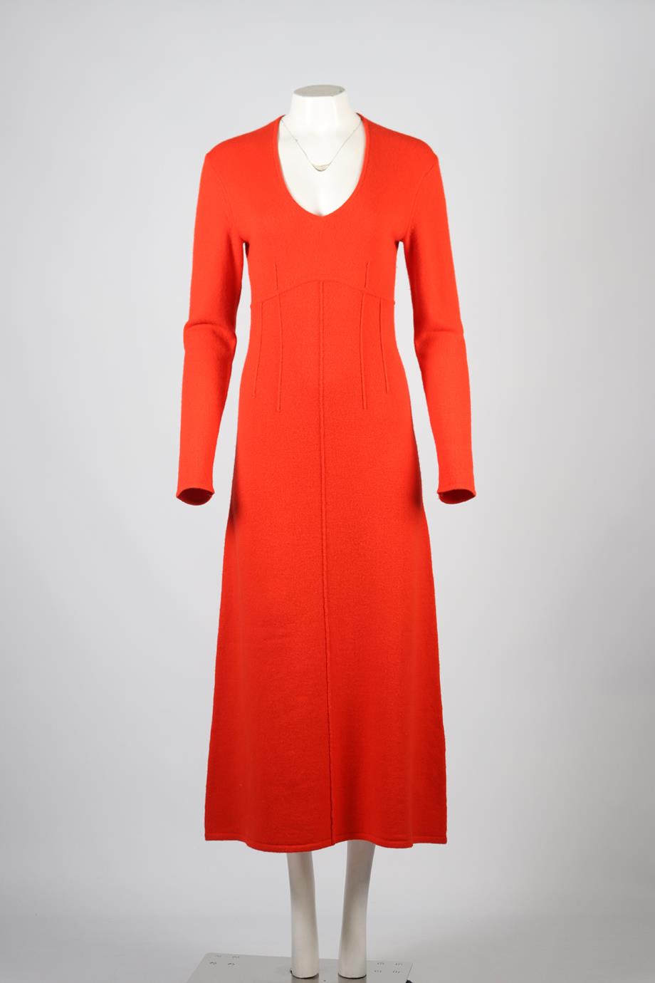 DOROTHEE SHUMACHER WOOL BLEND MAXI DRESS UK 12