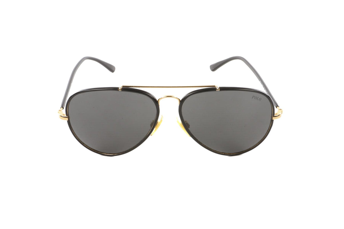 POLO RALPH LAUREN BLACK METAL SUNGLASSES