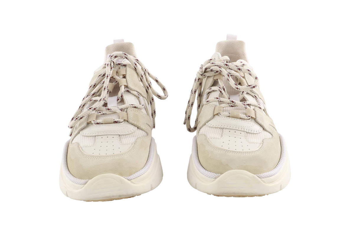 ISABEL MARANT ECRU SUEDE SNEAKERS EU 40 UK 7 US 10