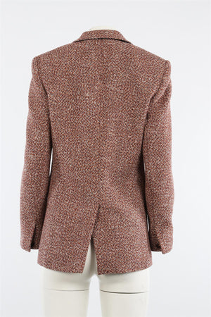 CHLOÉ RED WOOL BLAZER SHIRT FR 38 UK 10