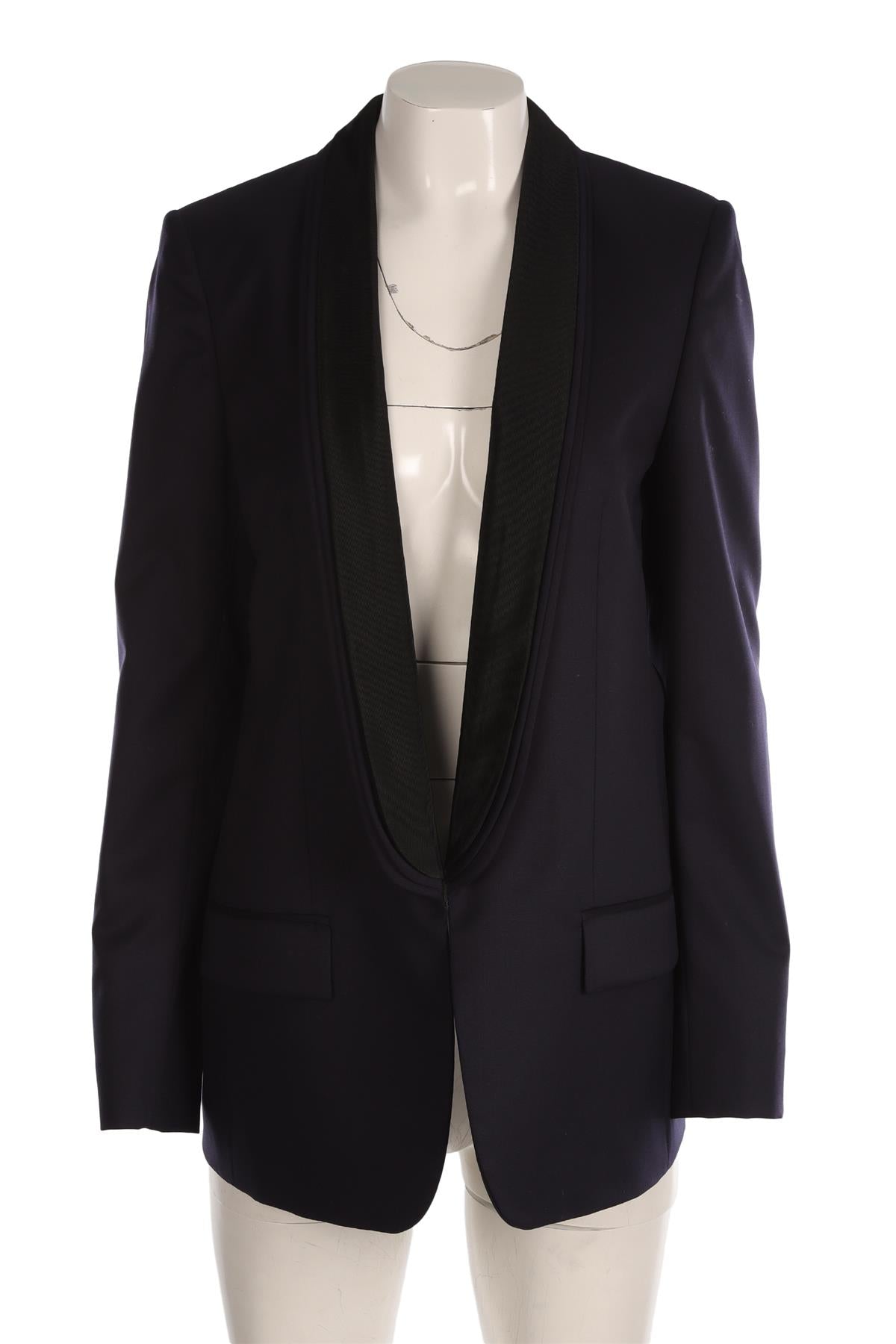 STELLA MCCARTNEY NAVY WOOL BLAZER IT 46 UK 14
