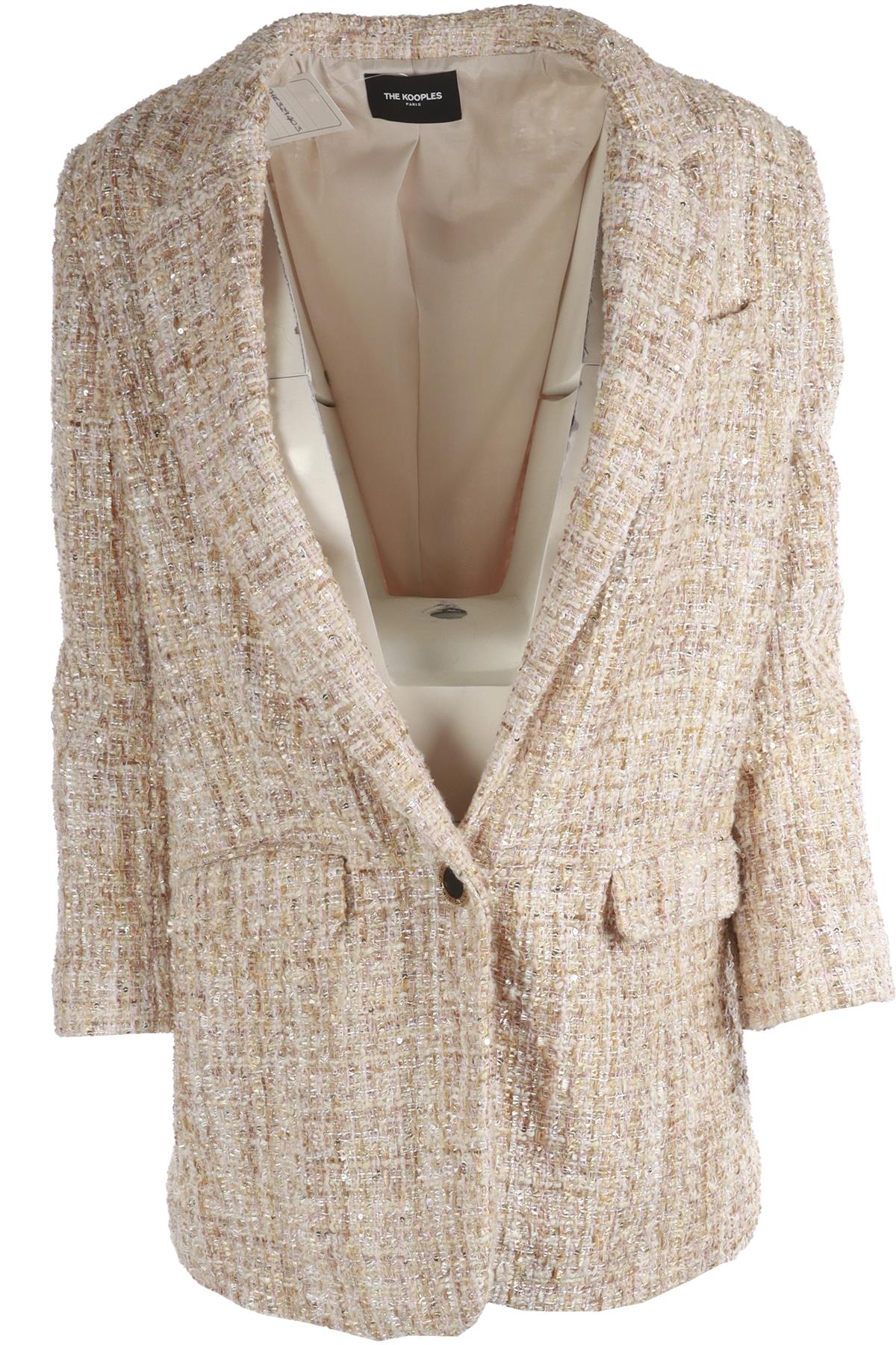 THE KOOPLES MULTI TWEED BLAZER XSMALL