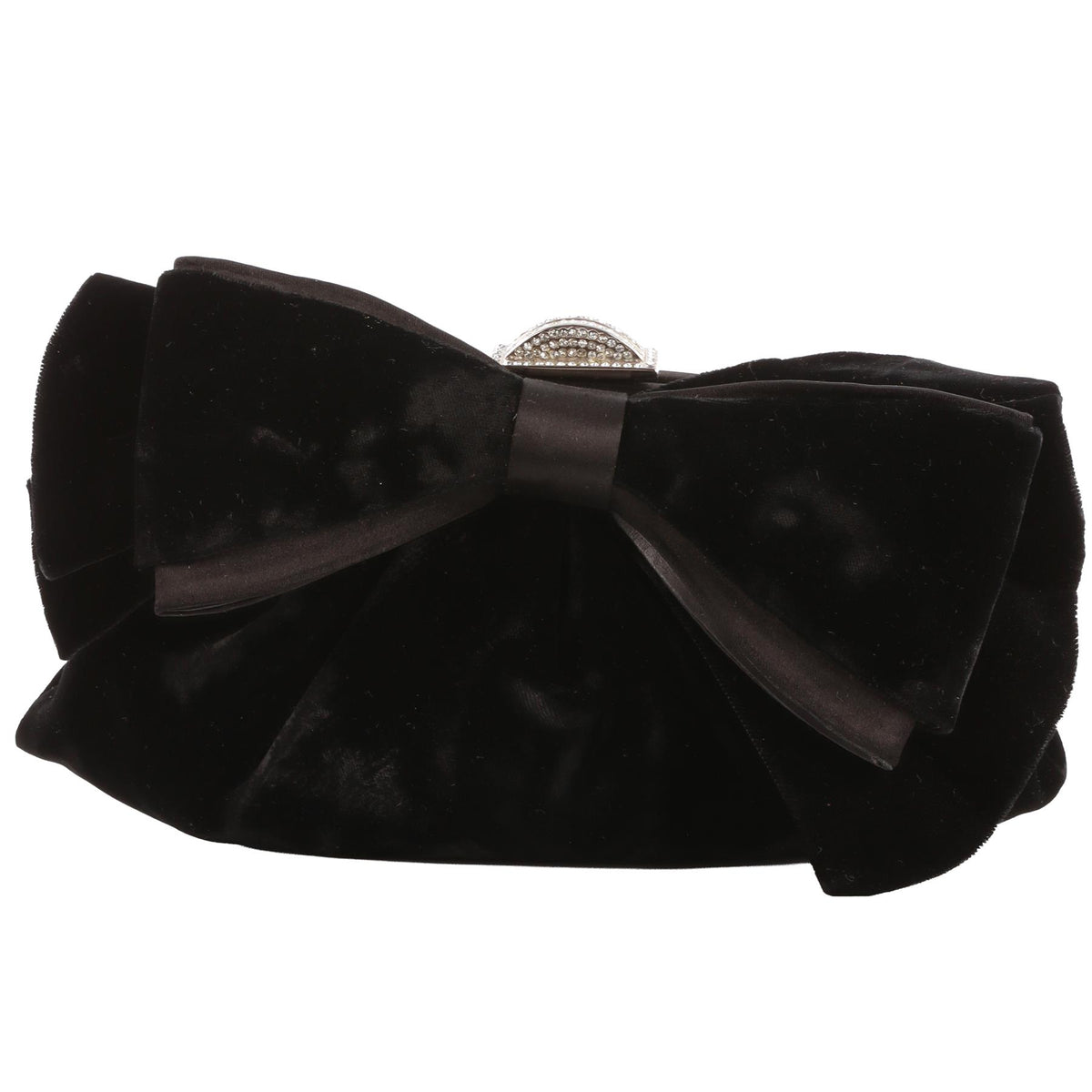 JUDITH LIEBER BLACK VELVET CLUTCH