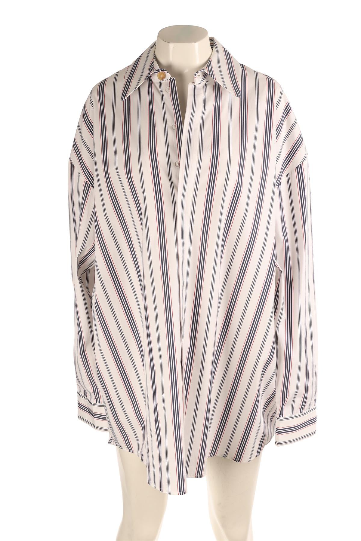 A.W.A.K.E MODE WHITE COTTON SHIRT XSMALL
