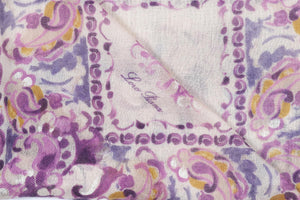 LORO PIANA PURPLE CASHMERE SCARF