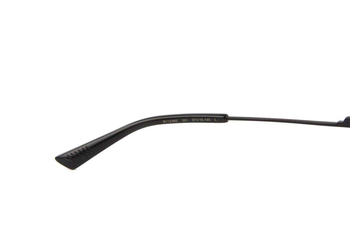 BOTTEGA VENETA BLACK D FRAME METAL SUNGLASSES