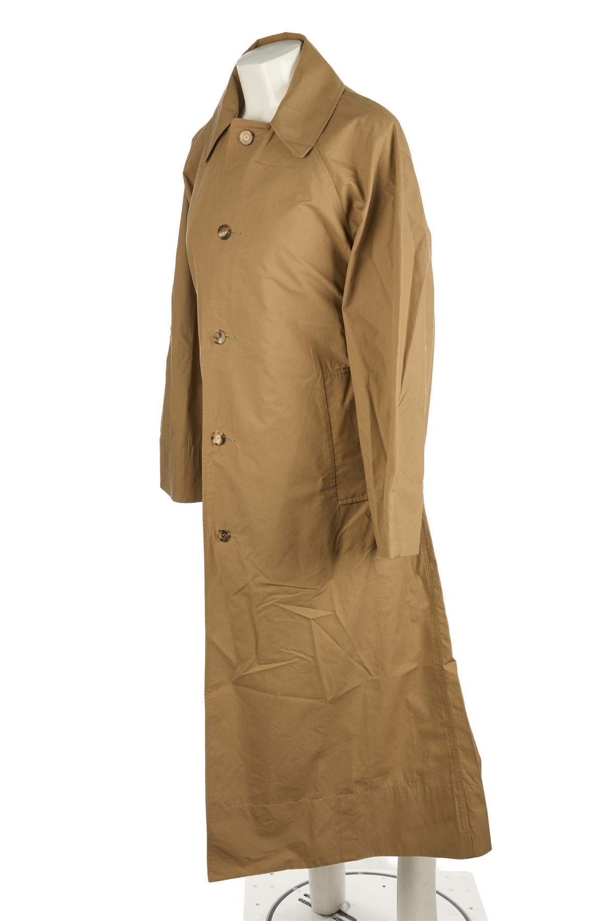 CLOTH.WORK BROWN COTTON COAT