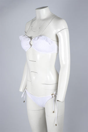 MELISSA ODABASH WHITE BIKINI UK 10