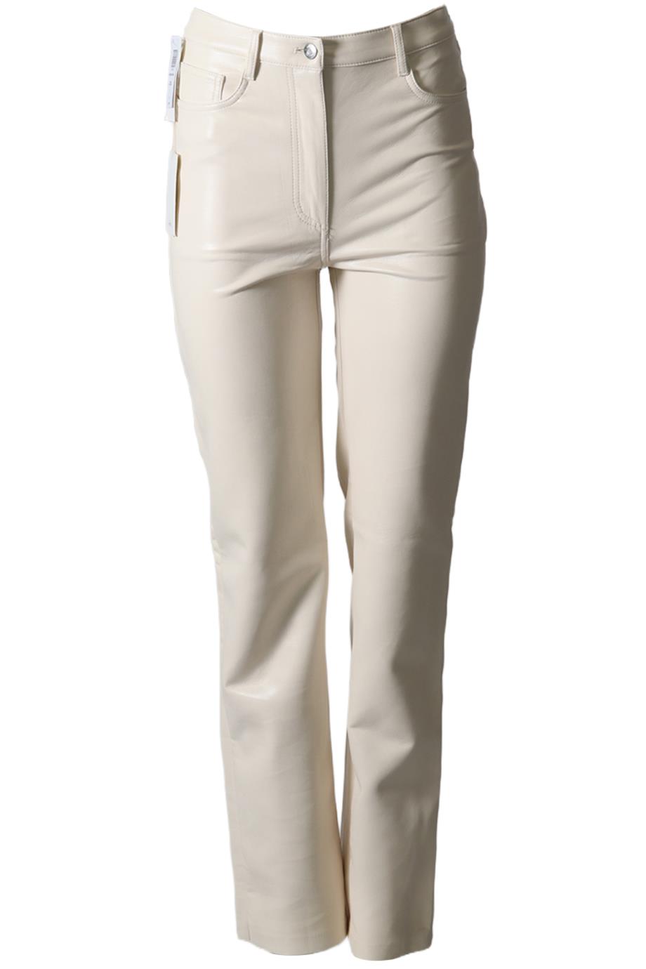 WILFRED FAUX LEATHER STRAIGHT LEG PANTS US 6 UK 10