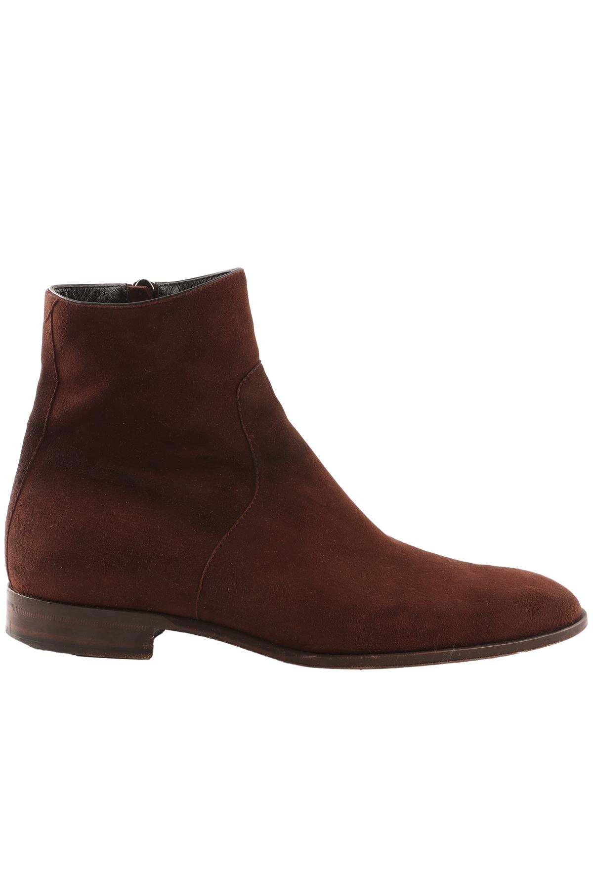 MR.HARE BROWN MEN'S SUEDE ANKLE BOOTS EU 42.5 UK 9.5 US 12.5