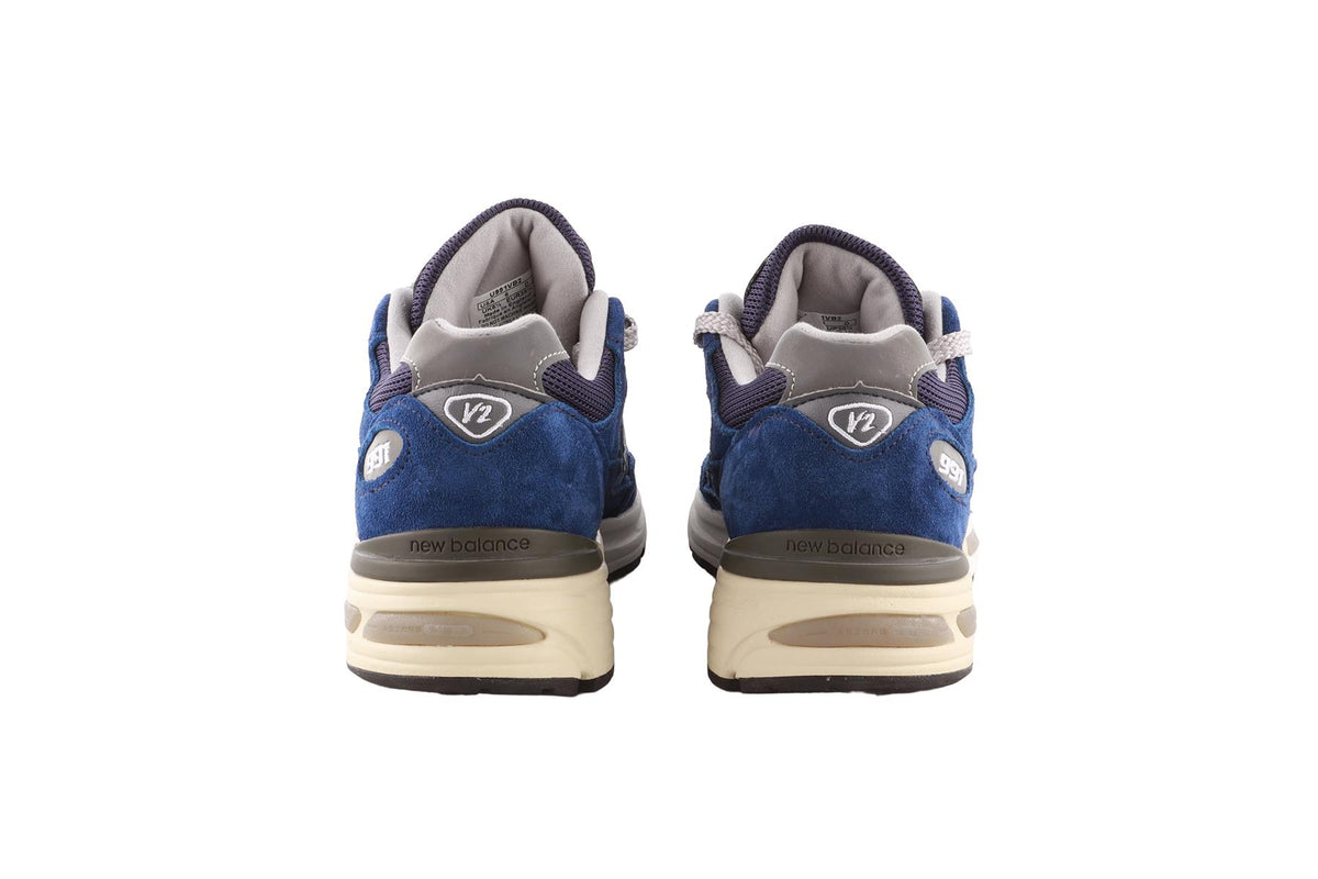 NEW BALANCE NAVY 991V2 LIMOGES SNEAKERS EU 38.5 UK 5.5 US 6
