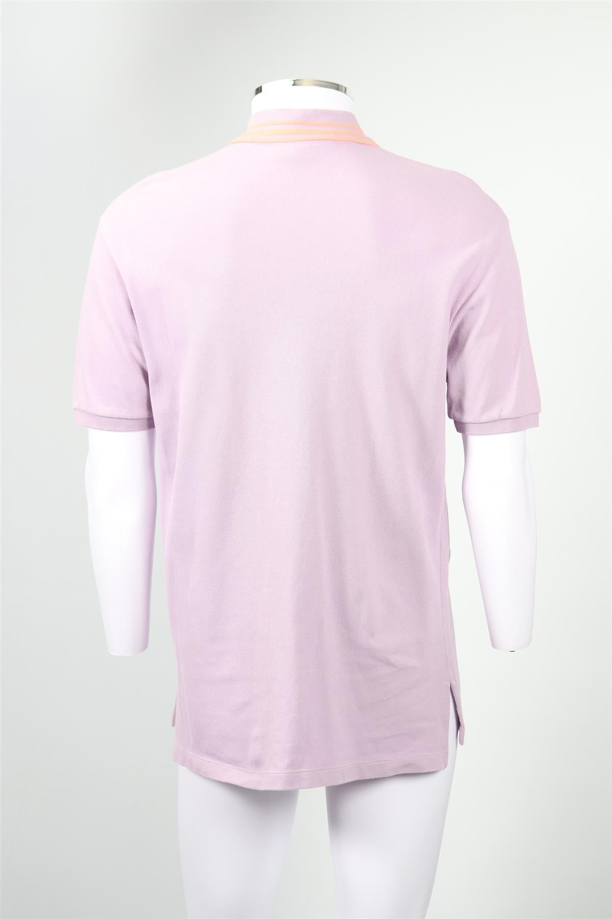 GUCCI MEN'S COTTON POLO SHIRT SMALL